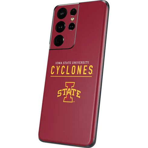 Iowa State University Athletic Text Galaxy S21 Ultra 5G Skin